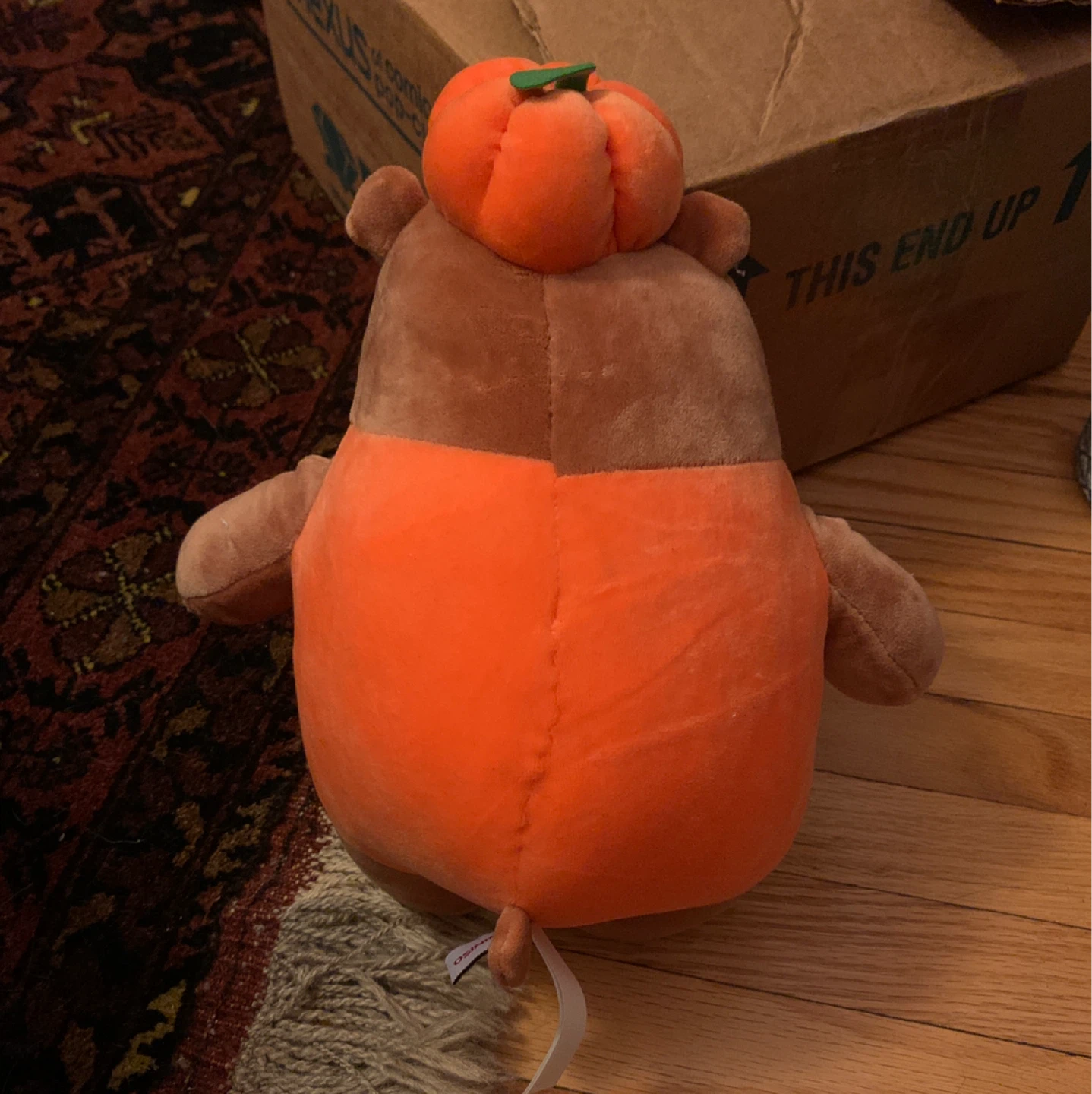 Miniso x We Bare Bears Halloween Pumpkin Bear Plush - photo 2