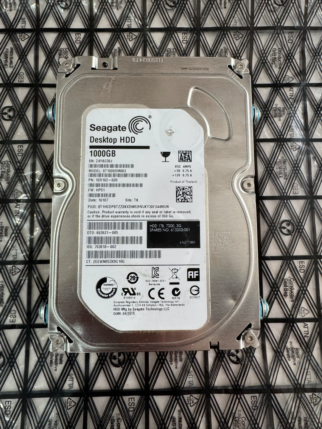 Seagate 1TB Desktop HDD | Reliable Storage Drive