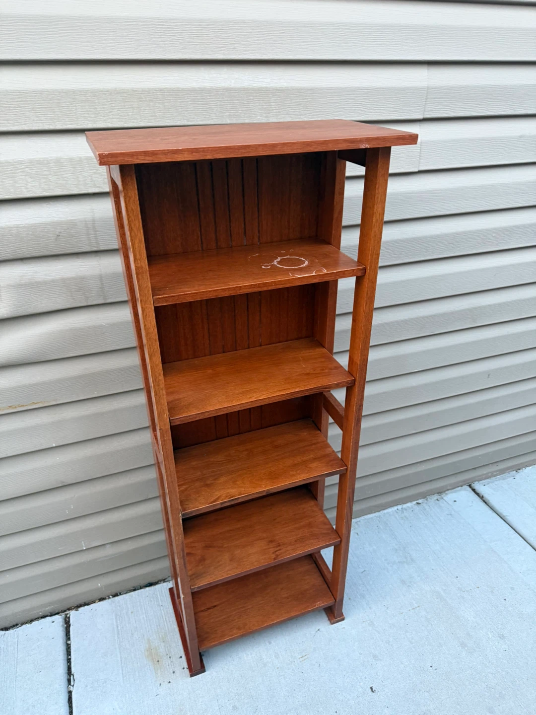 Wooden 5-Shelf Bookcase