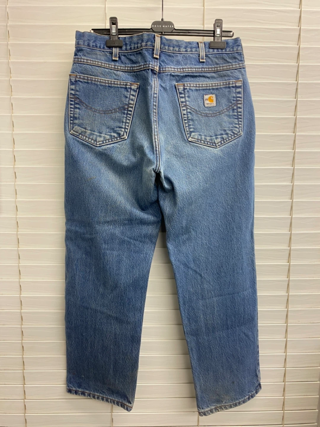 Vintage Carhartt Flame Resistant (FR) Relaxed Fit Jeans - 35x34 - photo 5