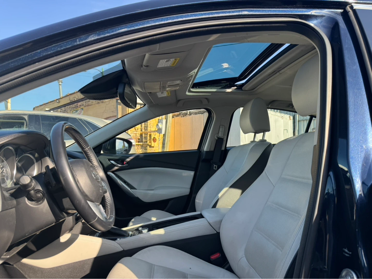 Blue Mazda 6 Sedan - photo 5
