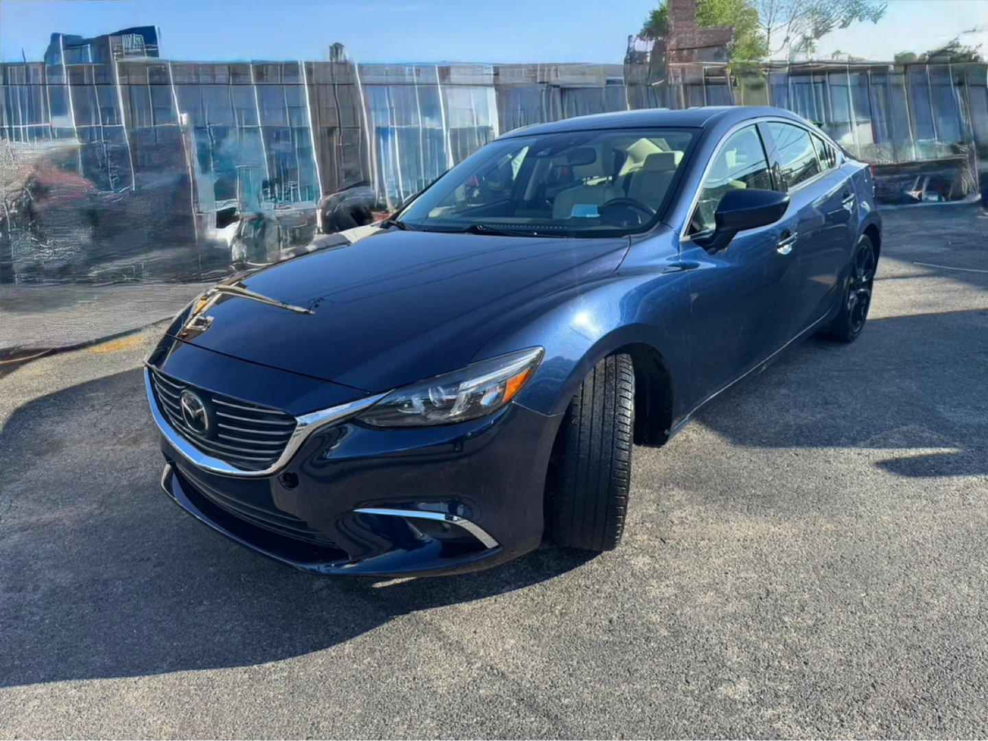 Blue Mazda 6 Sedan - photo 3