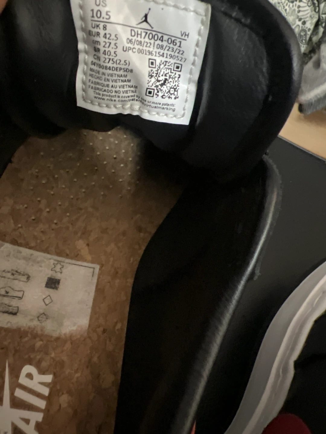 Nike Air Jordan 1 Elevate Low Black Red Shoes, 10.5 - photo 4