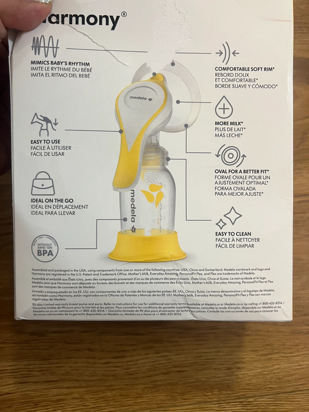 Medela Harmony Manual Breast Pump - photo 2