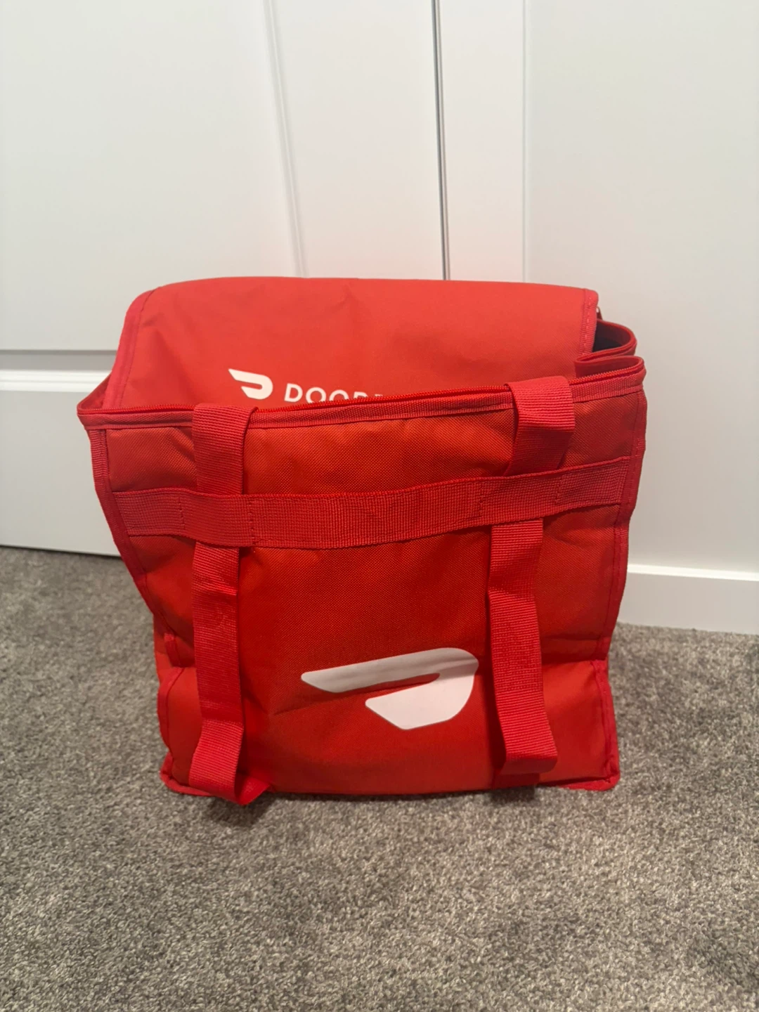 Red Doordash Insulated Delivery Bag