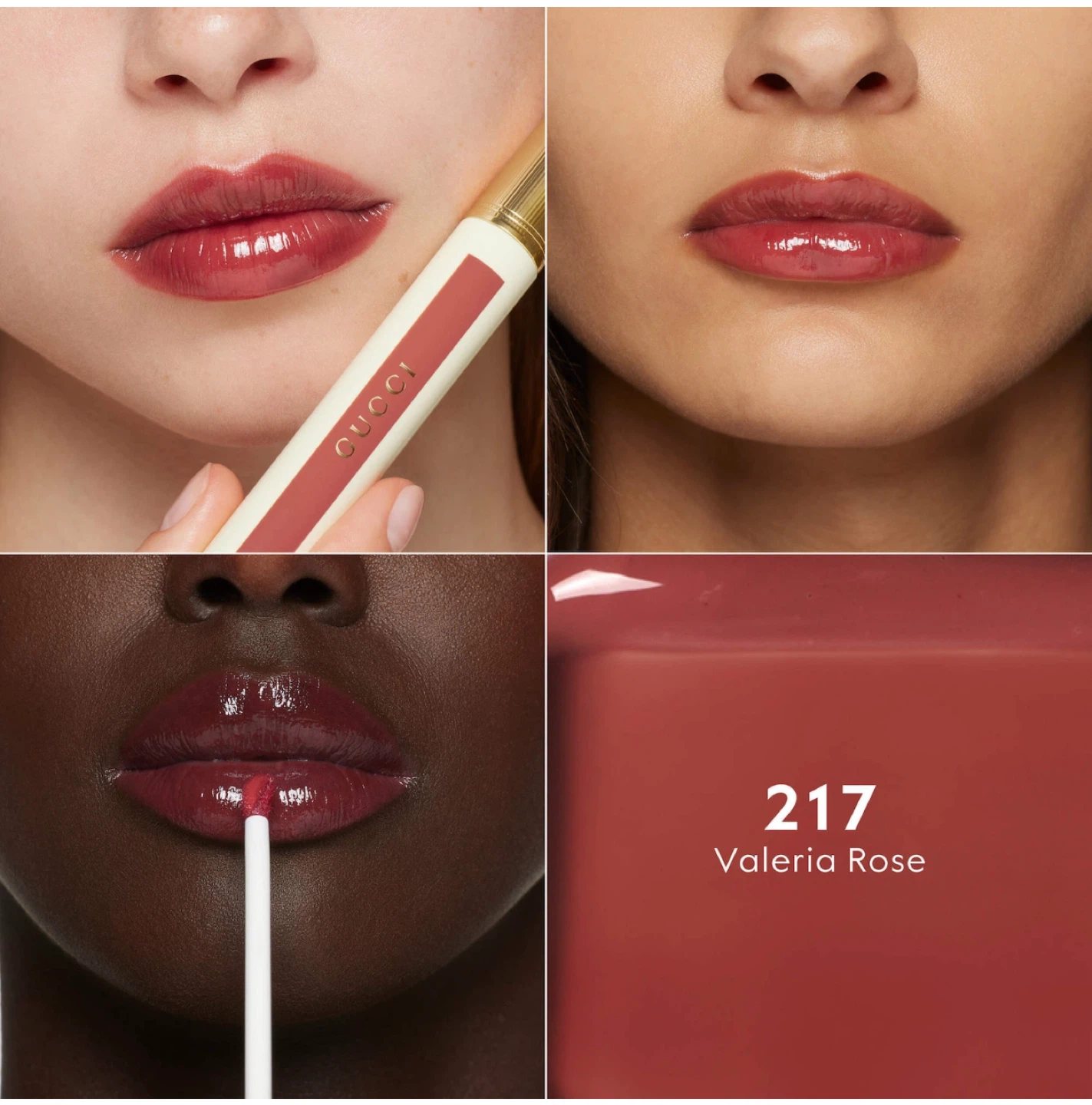 Mini GUCCI Glow Oil-In-Water Lip Tint 1 g - 217 Valeria Rose - photo 5