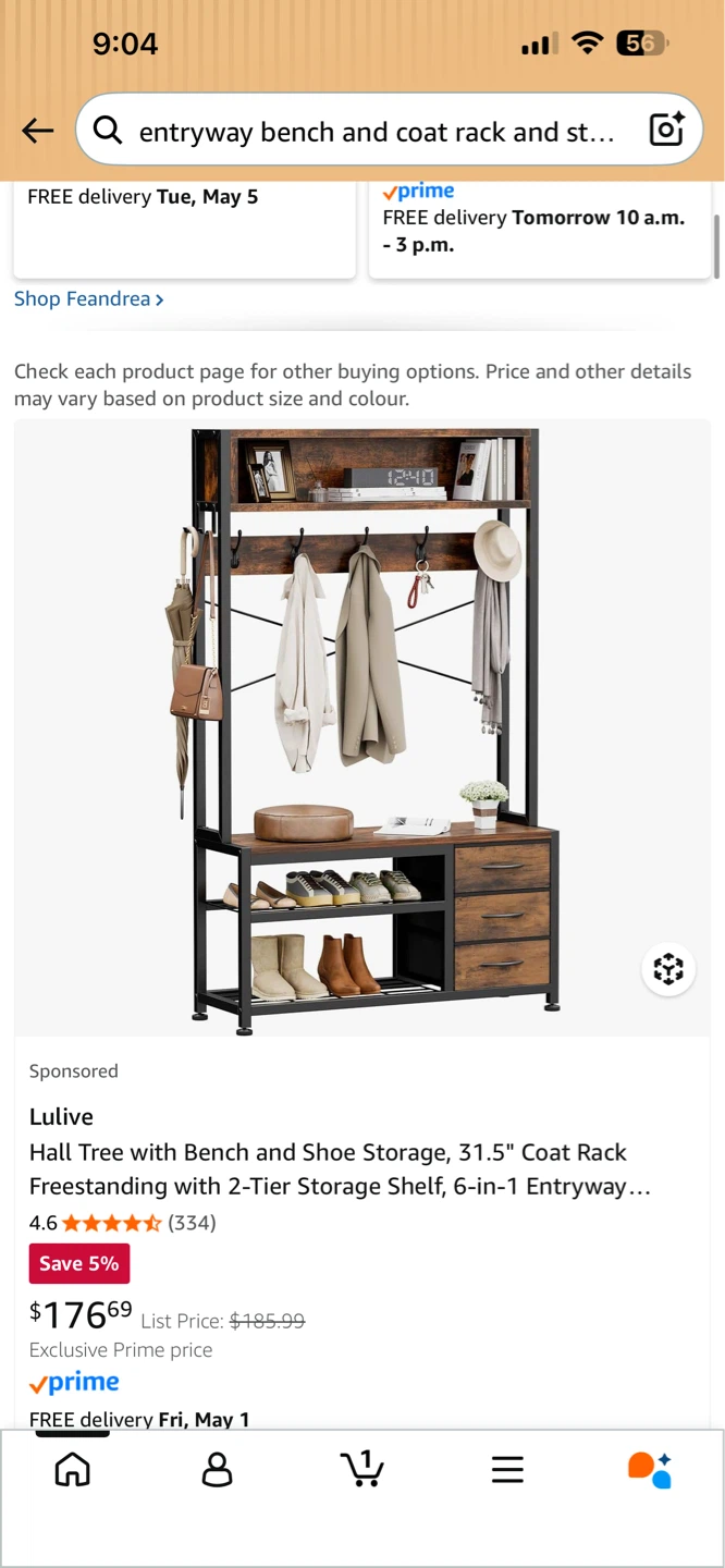 Bench and Shoe Storage
