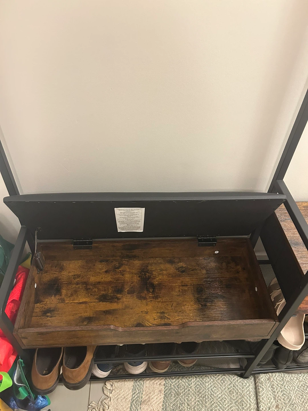 Bench and Shoe Storage - photo 3