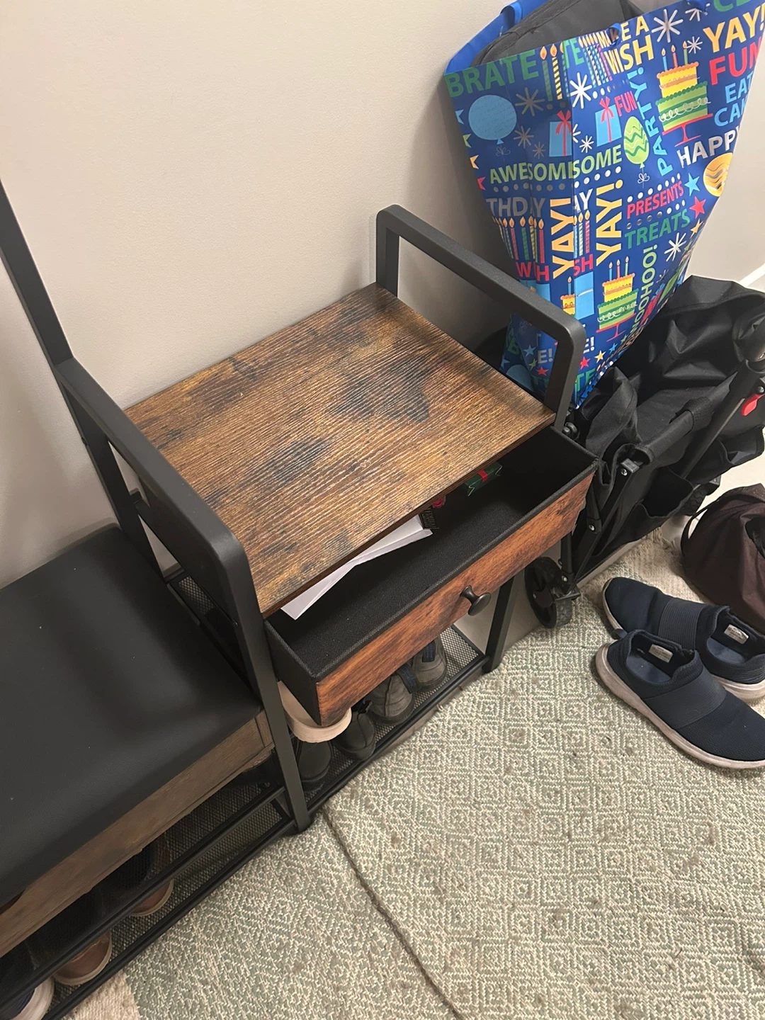 Bench and Shoe Storage - photo 5