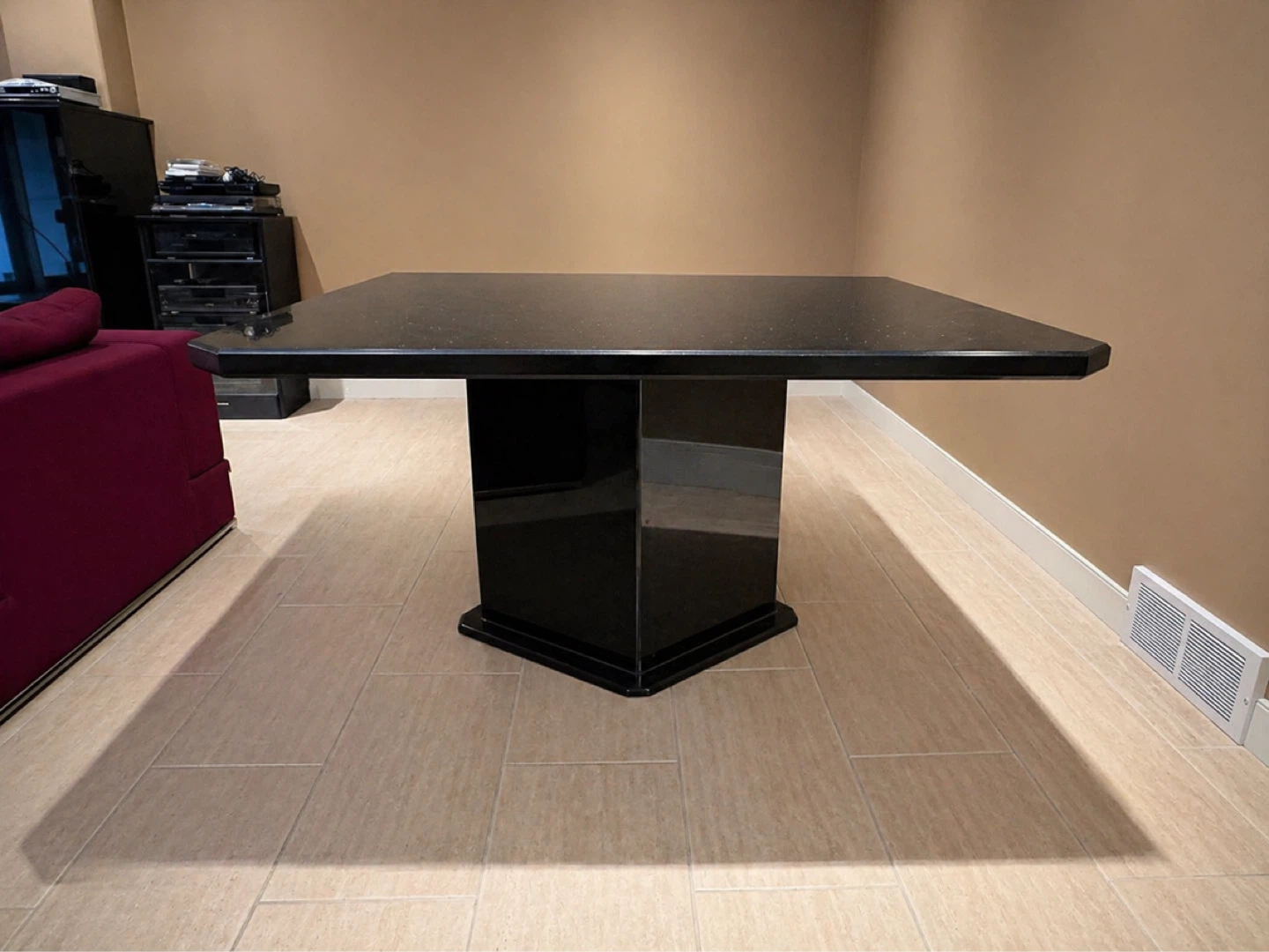 Black Granite Dining Table - photo 3
