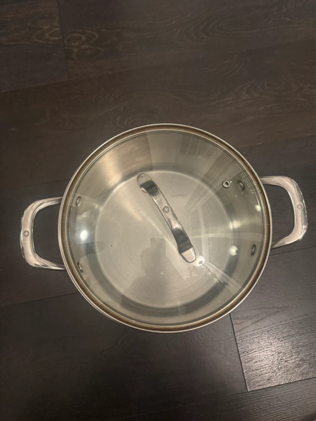 Swiss Diamond 5.3 QT Stainless Steel Soup Pot & Glass Lid - photo 2