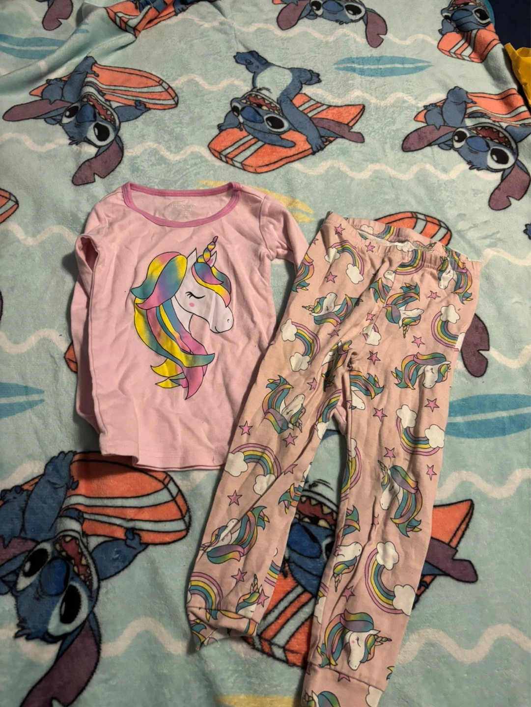 The Children's Place Unicorn Pajamas Size 3T