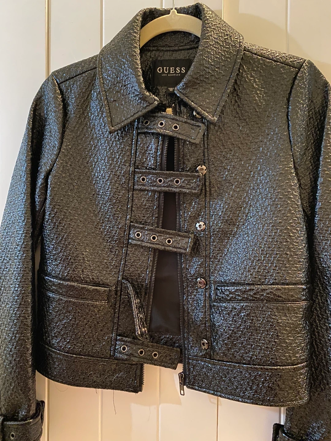 Vintage Style Guess Los Angeles Women’s  Faux Leather Jacket 🌱 - photo 2