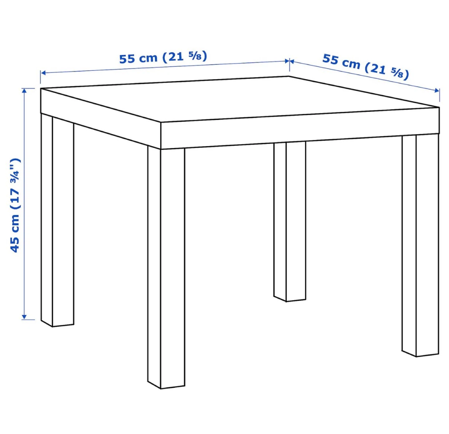 IKEA Lack Side Table - Black - photo 2