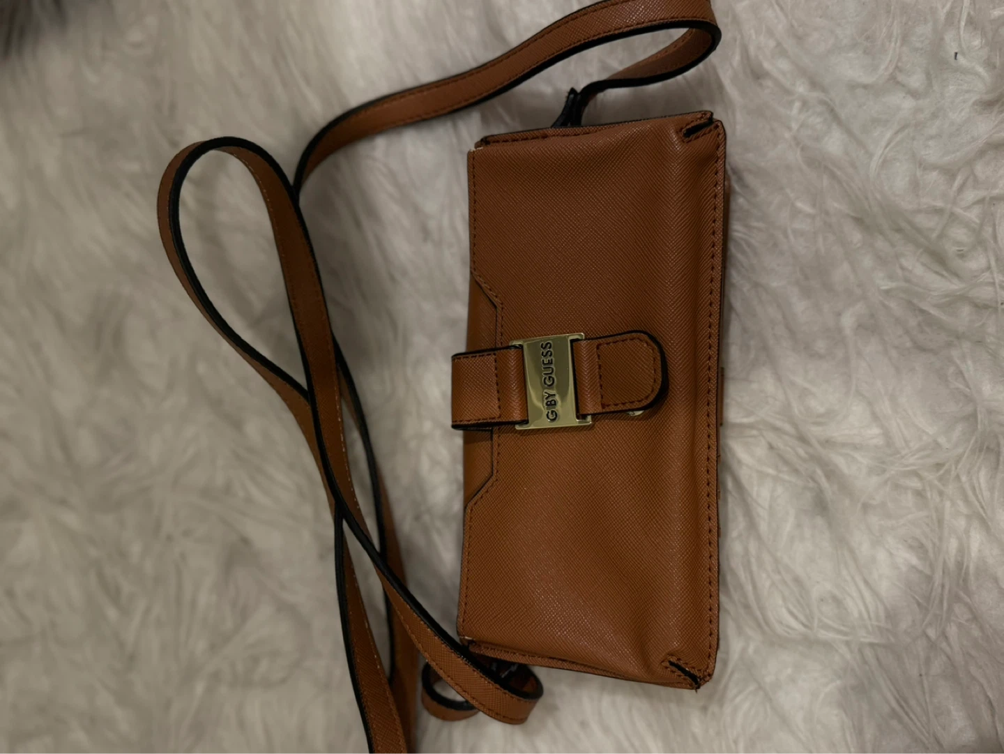 G by Guess Brown Wallet with Strap