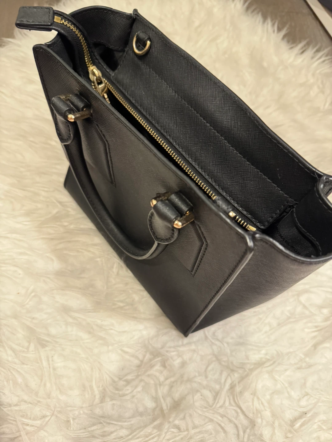 Michael Kors Black Leather Satchel Handbag - photo 3