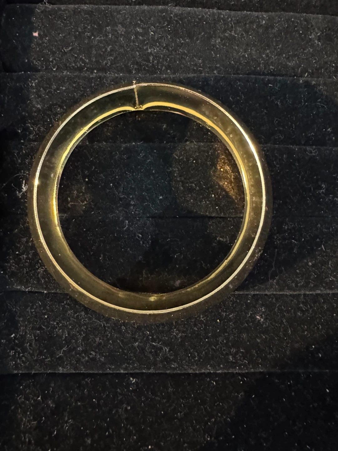 Gold Tone Wide Cuff Bangle Bracelet - photo 2
