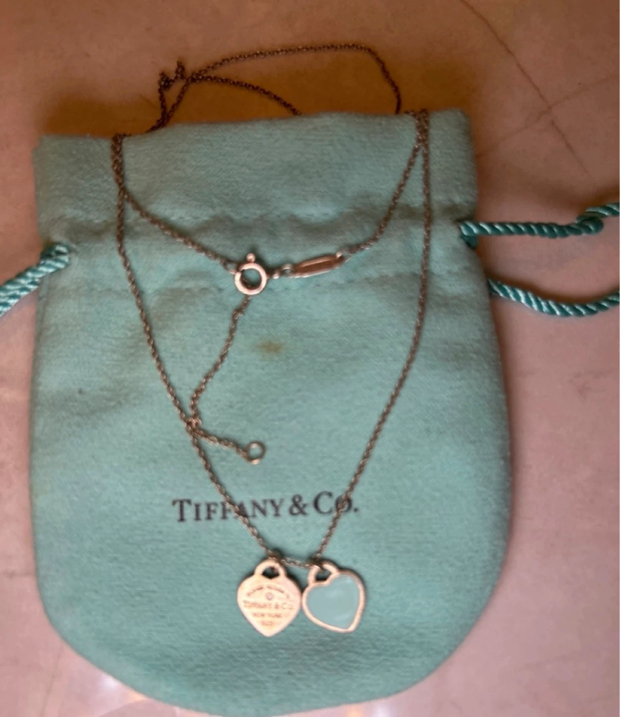 Tiffany & Co. Double Heart Pendant *with Diamond* - photo 2