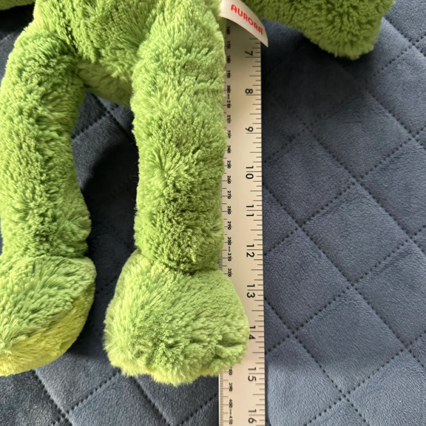 Aurora Green Frog Plush Animal Soft Toy Floppy Plush - photo 5