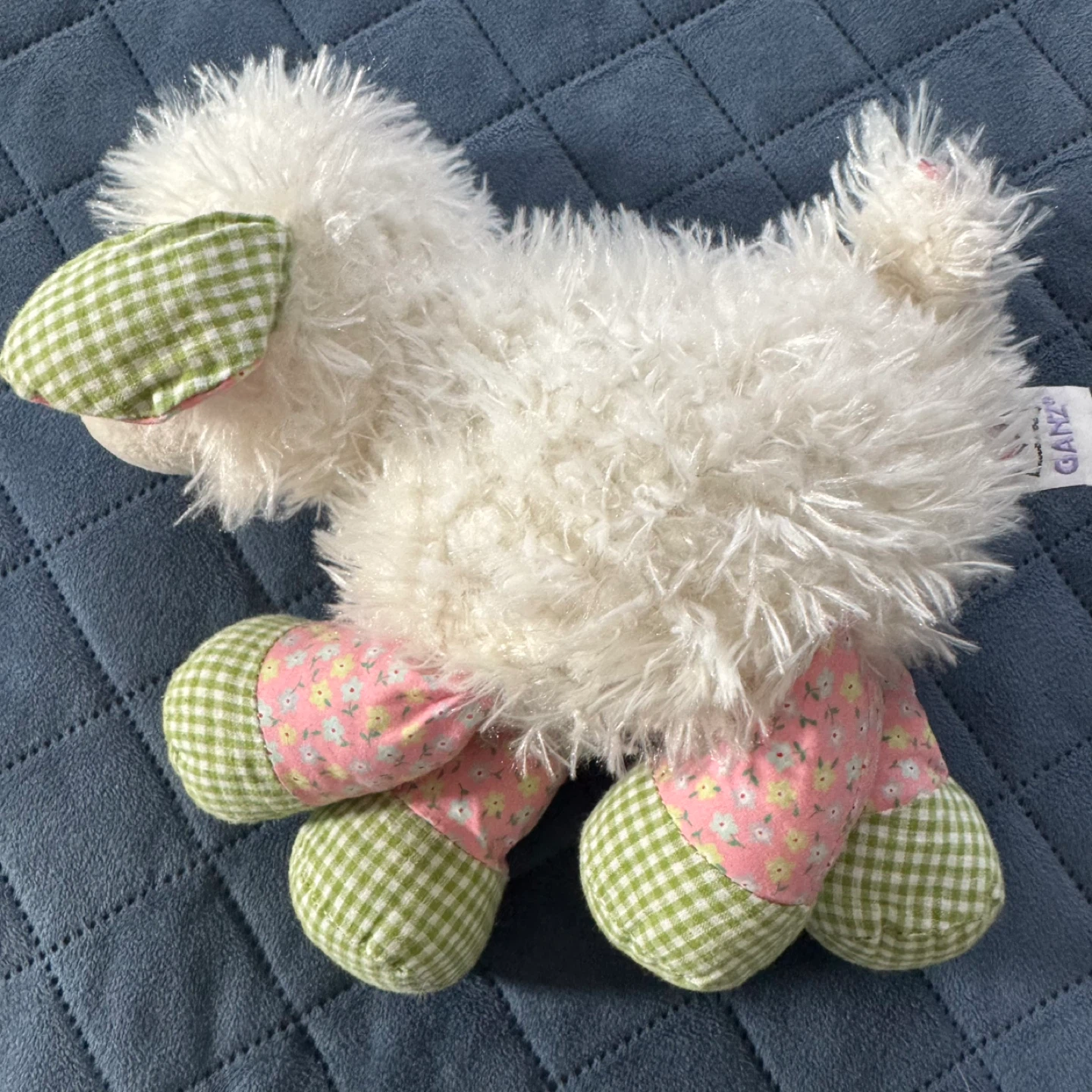 Ganz Frolicky Lamb Plush Stuffed Animal Floral Soft Toy HE9917 - photo 2