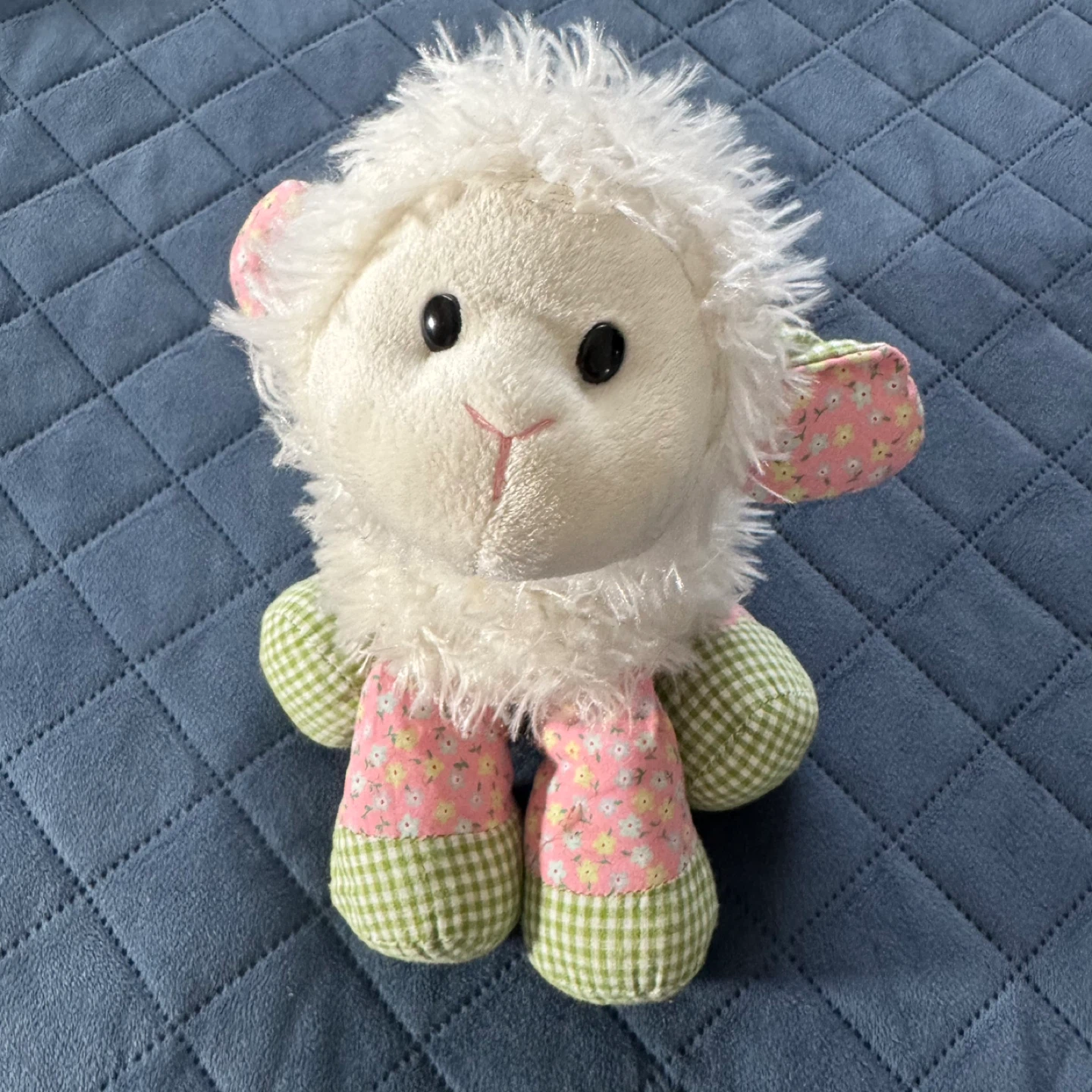 Ganz Frolicky Lamb Plush Stuffed Animal Floral Soft Toy HE9917
