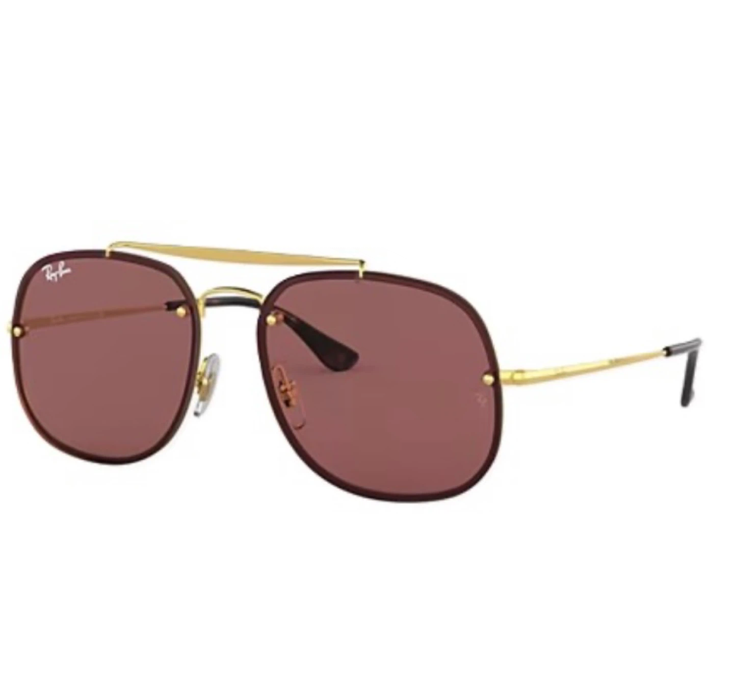 Brand new Ray-Ban Blaze Sunglasses Gold Frame Brown Lens - photo 2