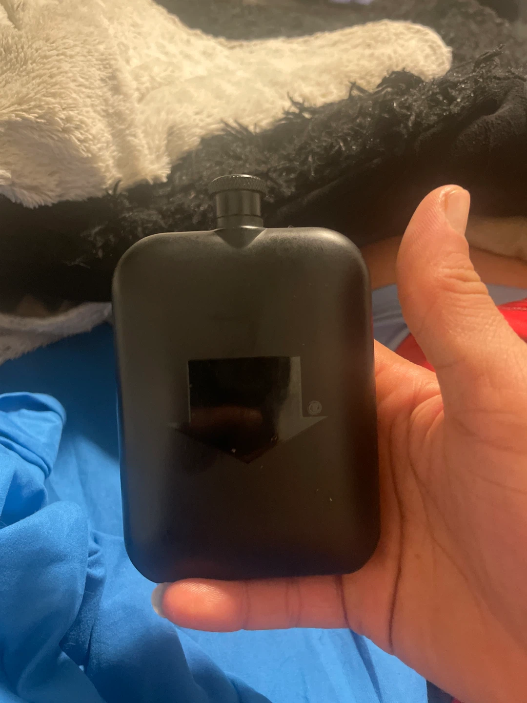 Black Hip Flask