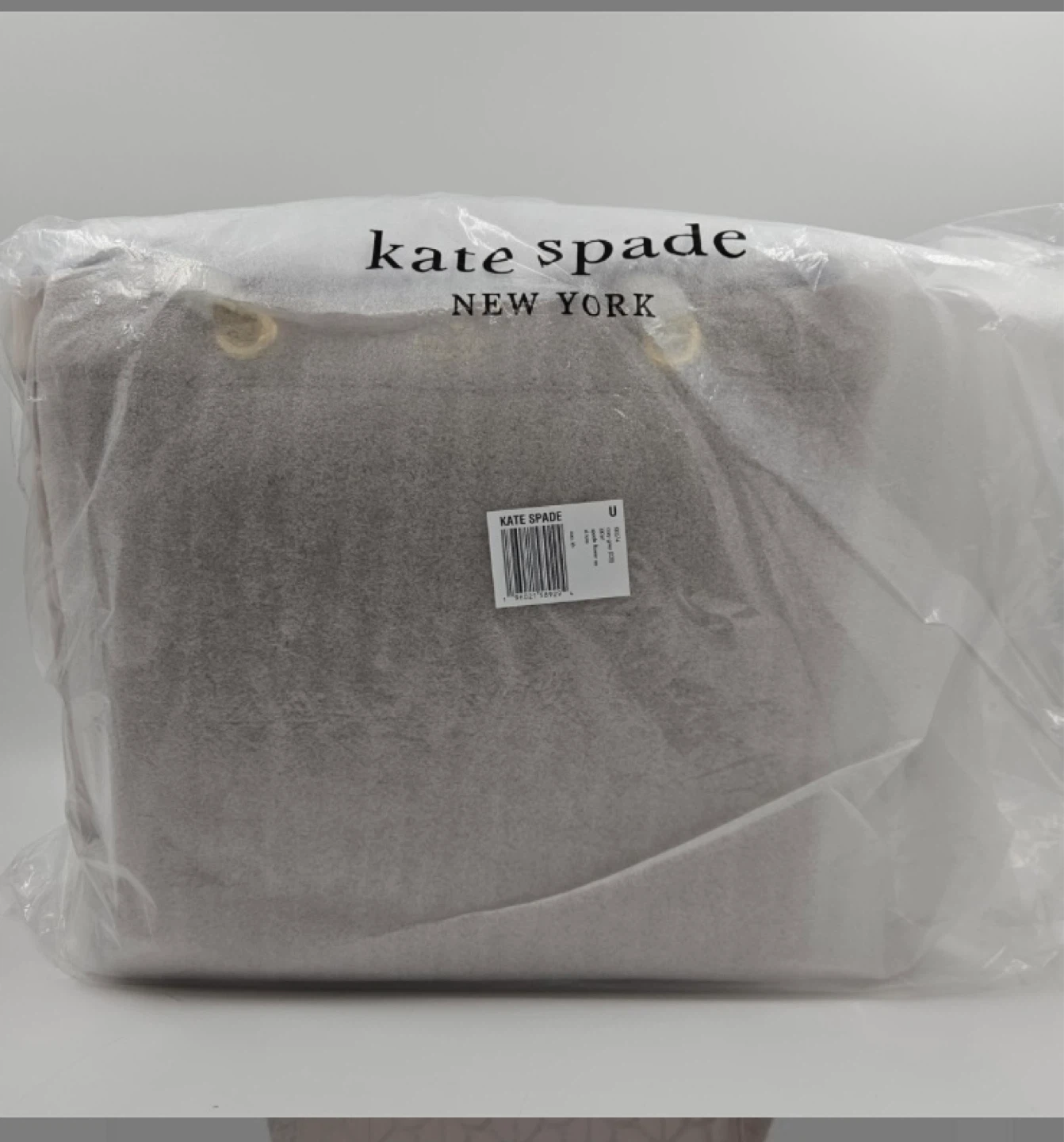 Kate Spade XL Tote Spade Flower Quilted Cozy Grey - photo 3