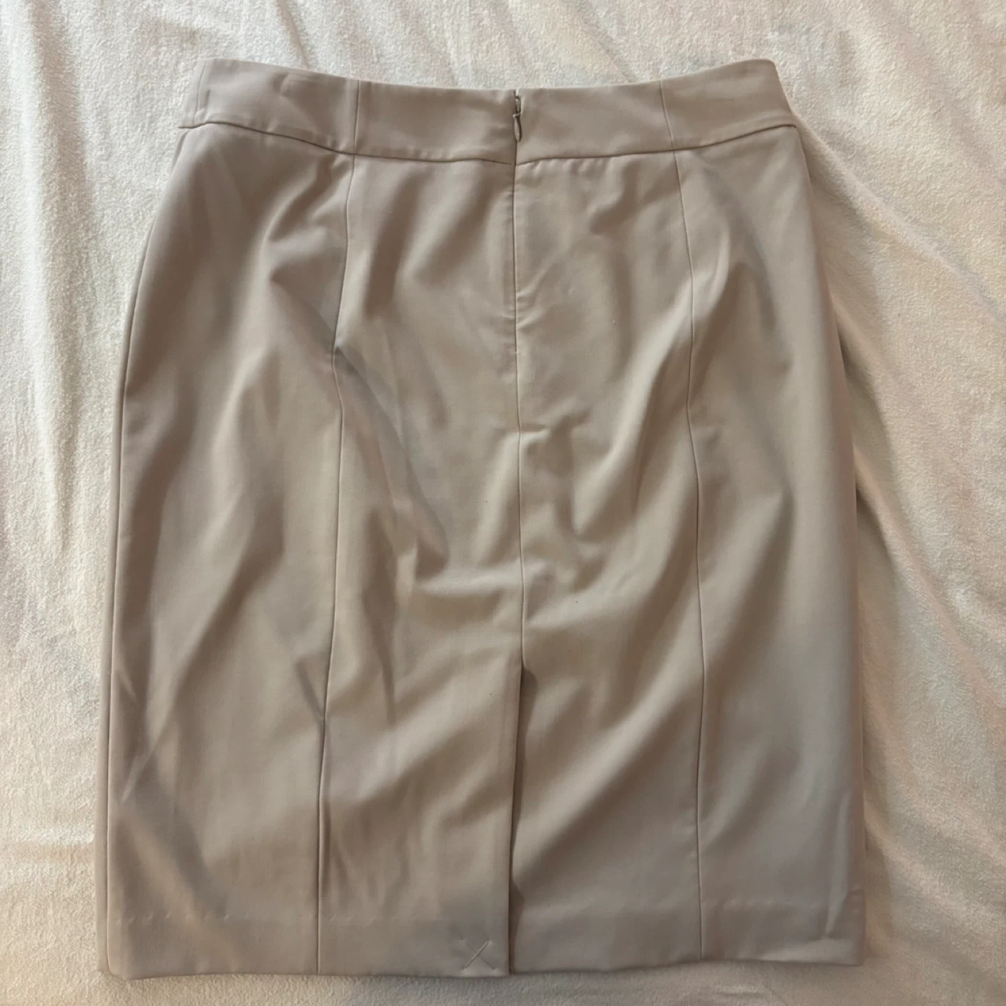 Calvin Klein Beige Pencil Skirt Size 10 - photo 2