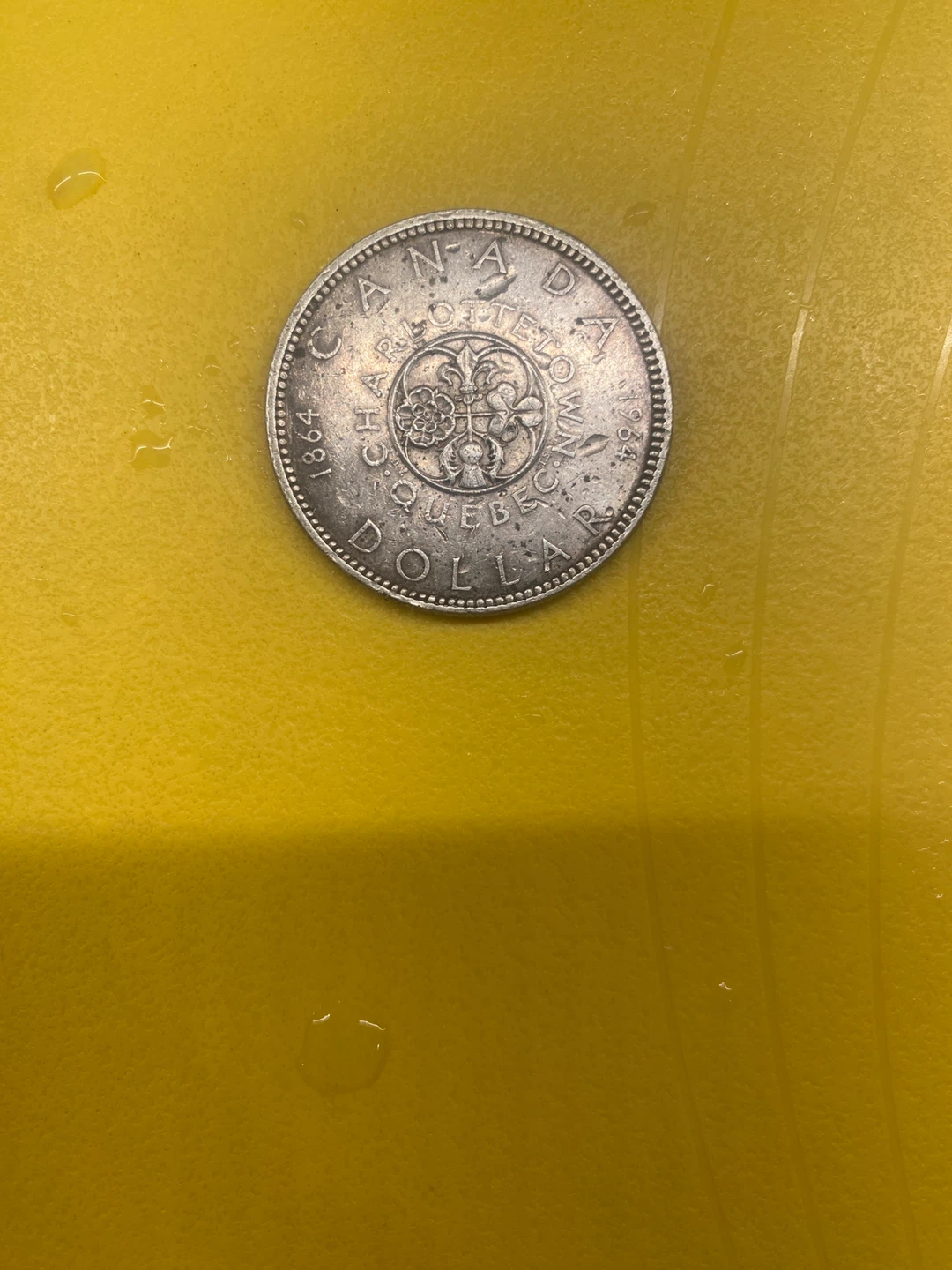 1864 Canada Dollar Coin - photo 3