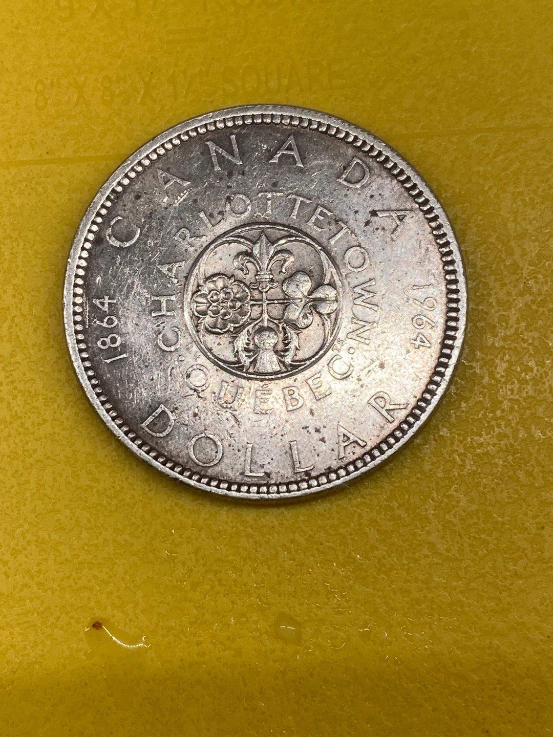 1864 Canada Dollar Coin