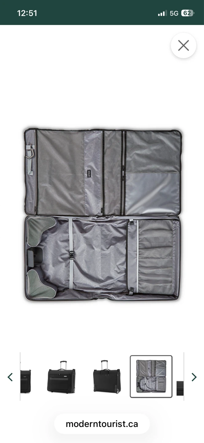 Samsonite Black Wheeled Garment Bag Suitcase - photo 3