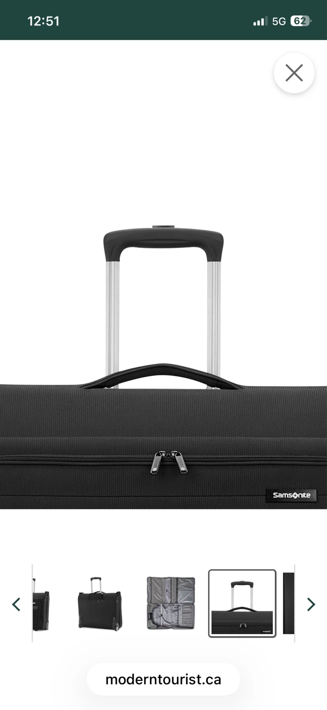 Samsonite Black Wheeled Garment Bag Suitcase - photo 2