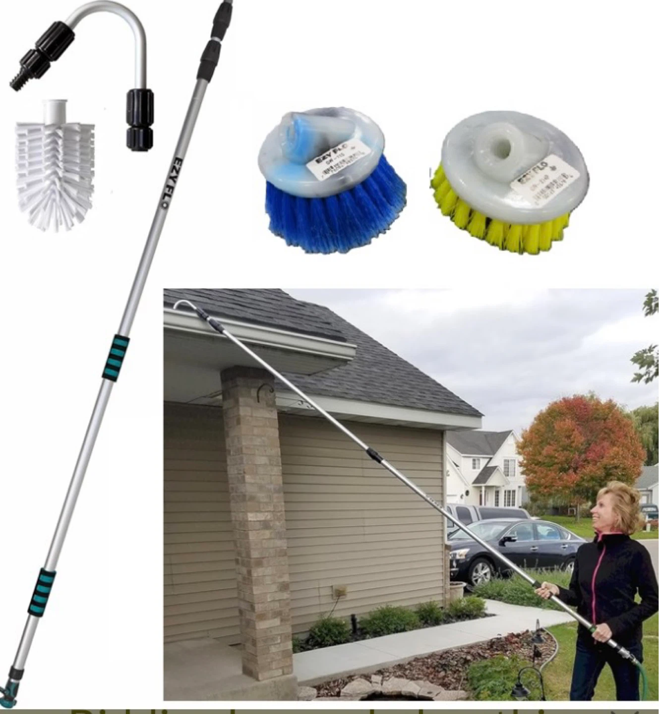 Ezy Flo High Reach Gutter Cleaning Kit - photo 3