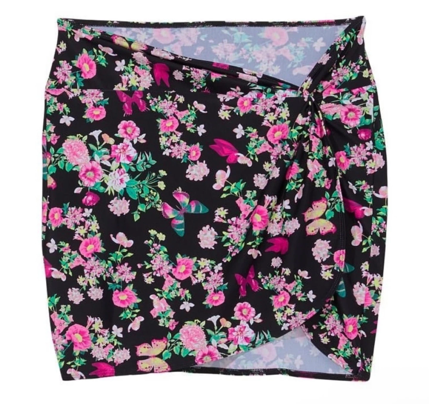 Victoria’s Secret Pink Floral Mini Pareo Sarong Swim Cover Up - photo 3