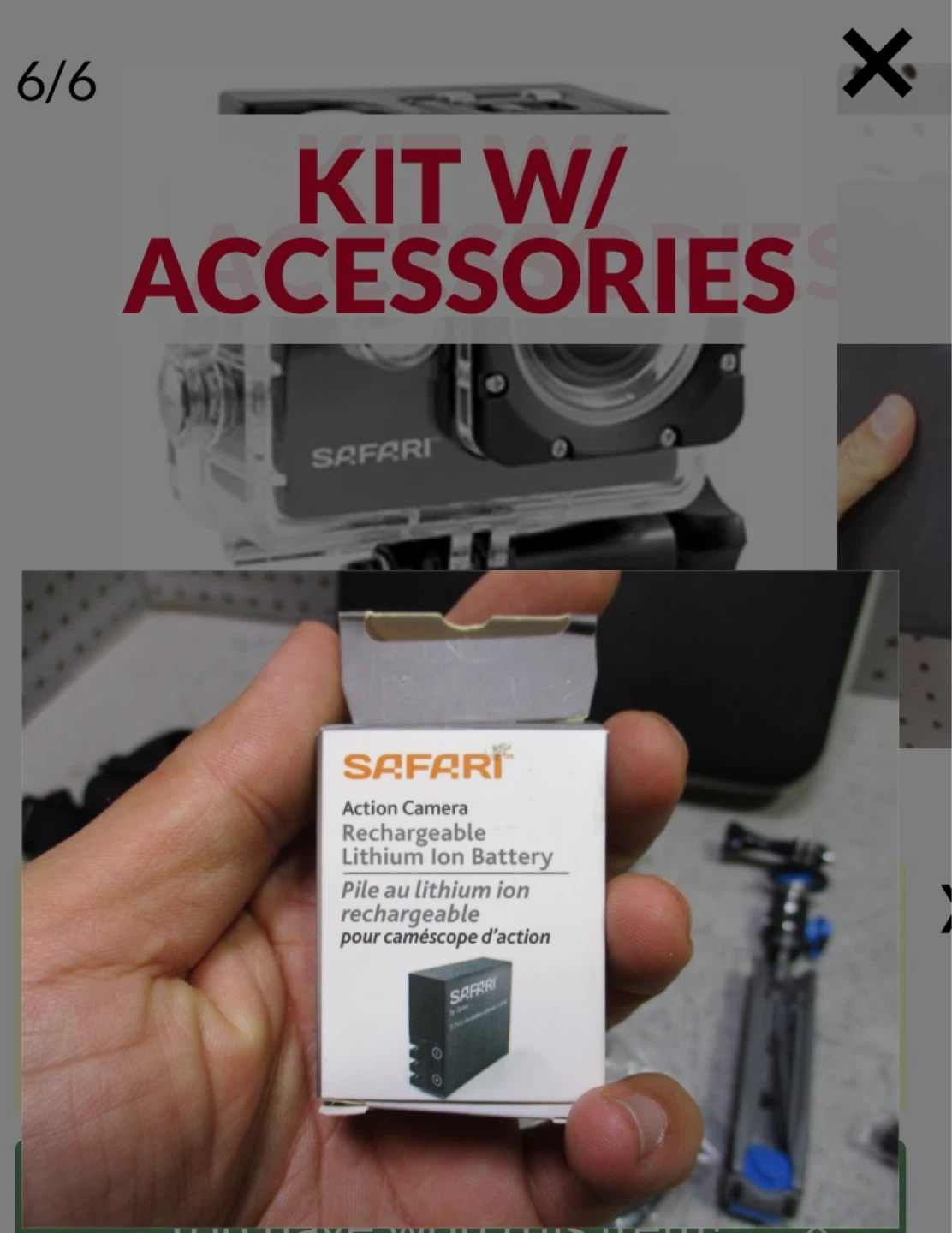 Safari Action Camera Kit with Accessories - photo 5