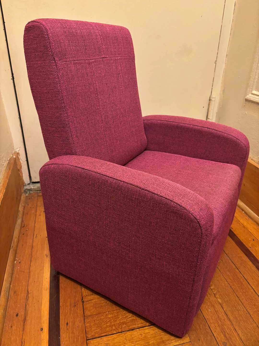 Pink Kids Upholstered Recliner with Storage - photo 3