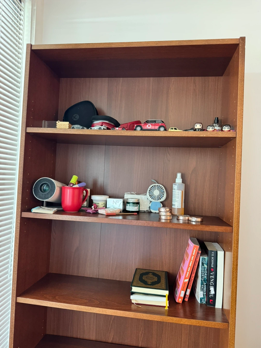 wooden book shelf - photo 2