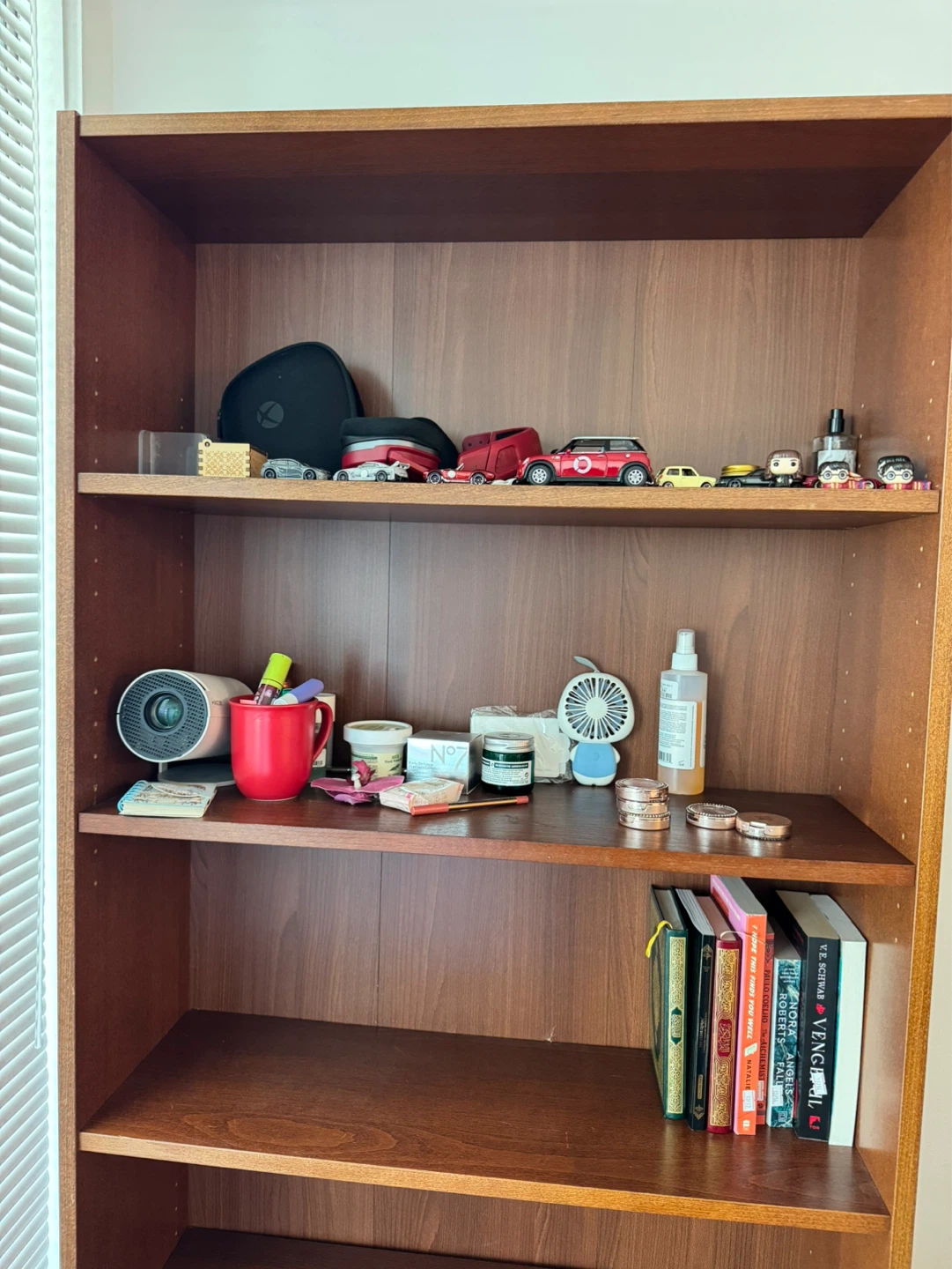 wooden book shelf - photo 3