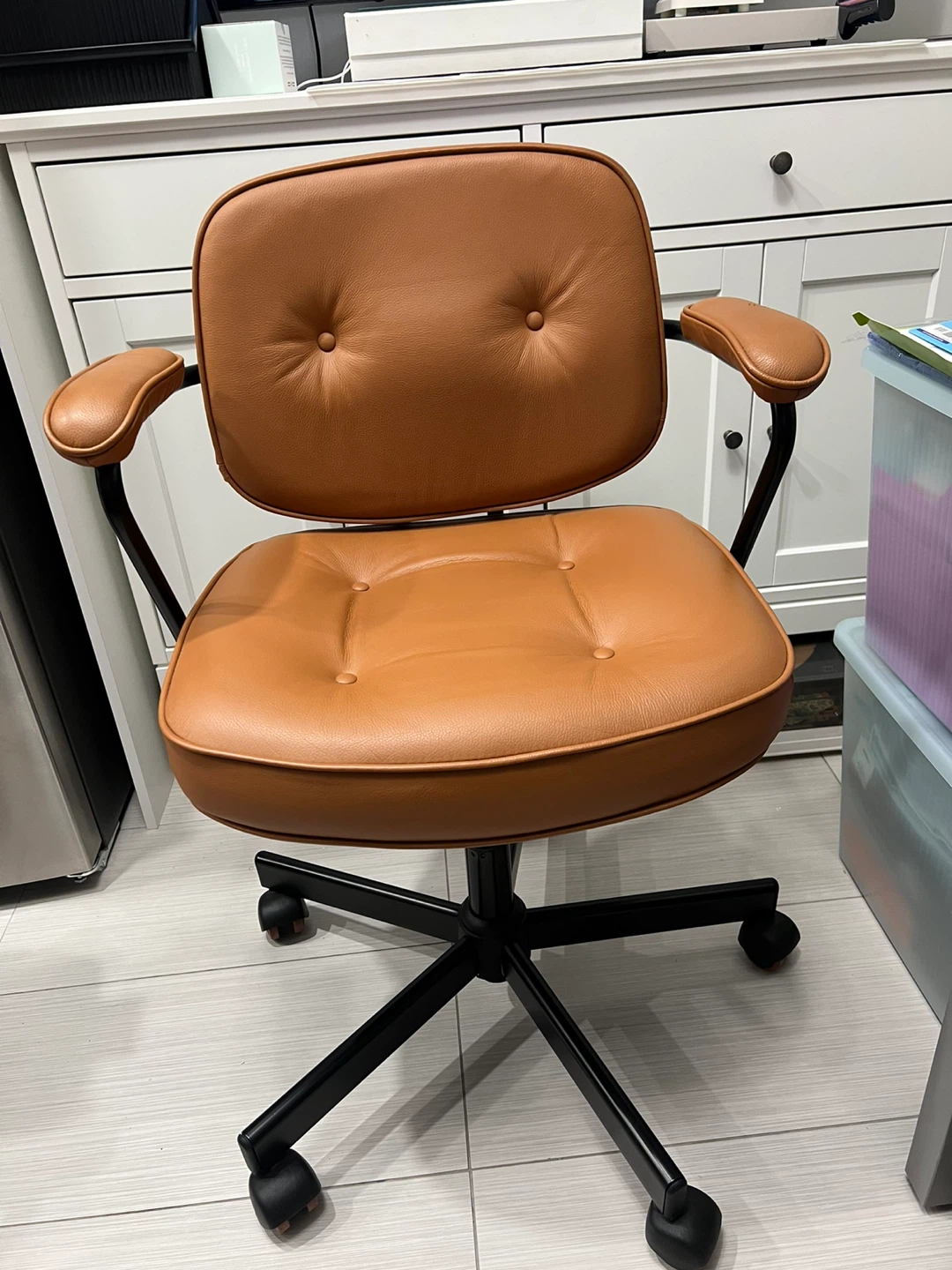 Golden Brown Office Chair