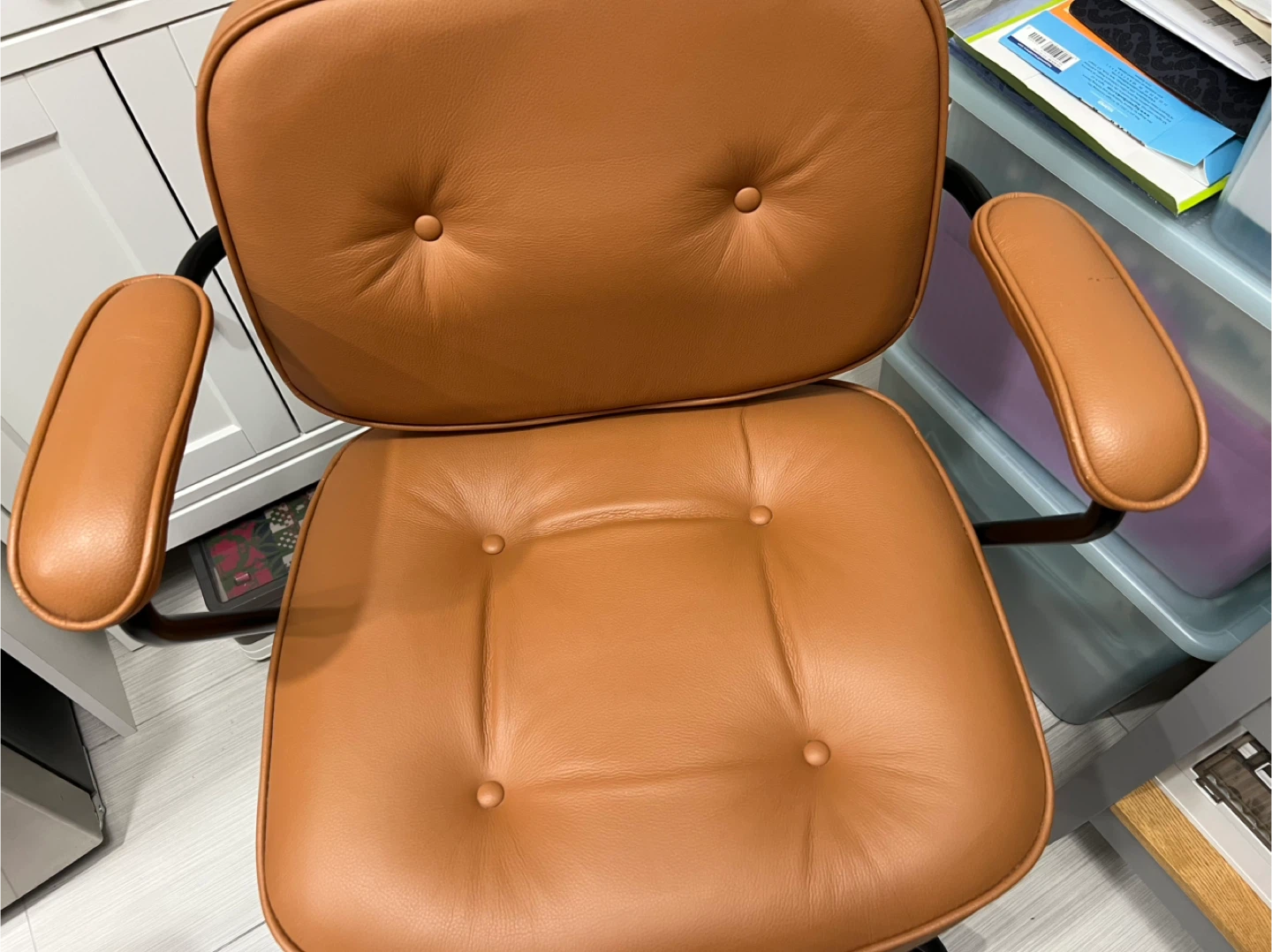 Golden Brown Office Chair - photo 3