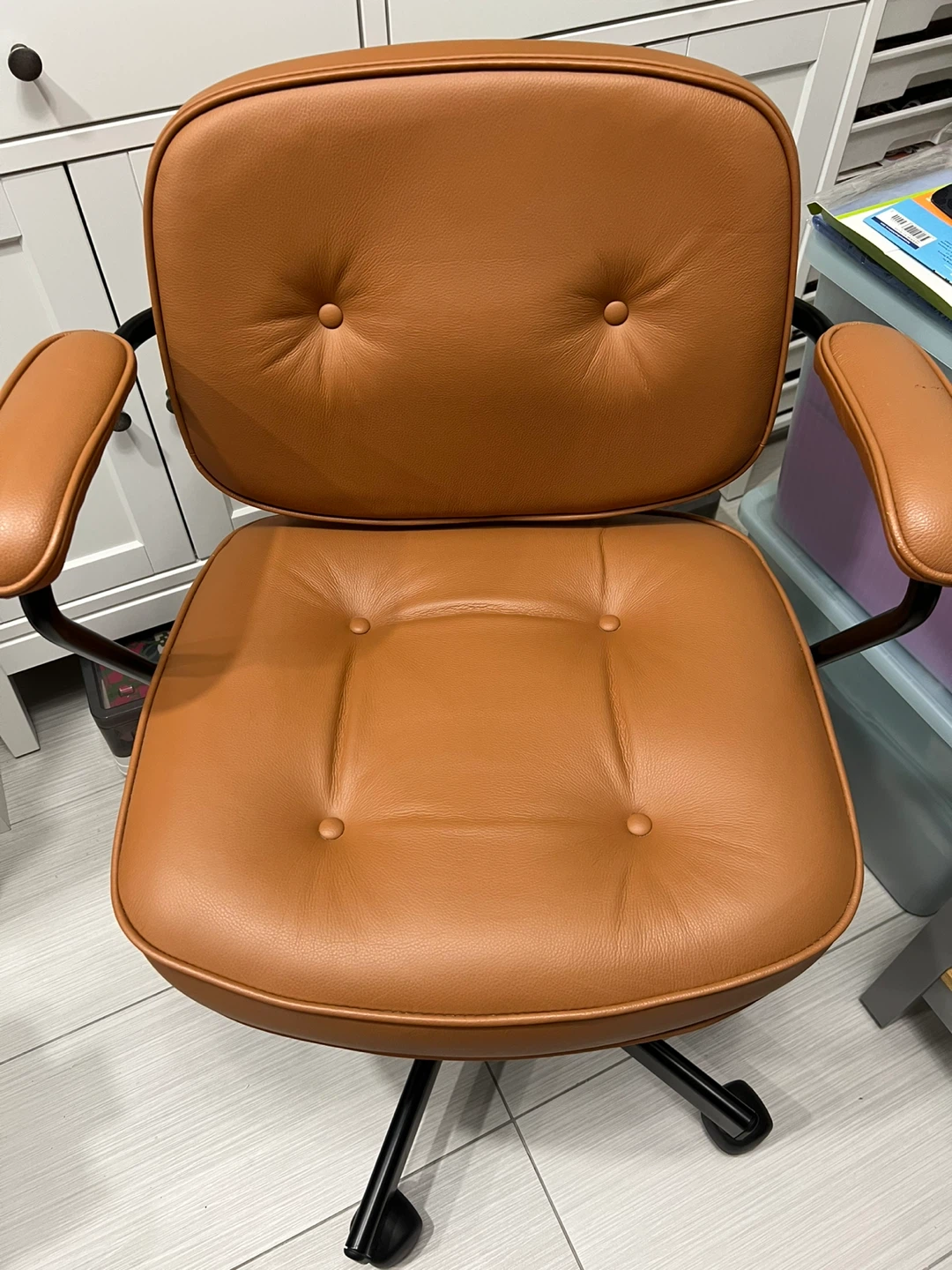 Golden Brown Office Chair - photo 2