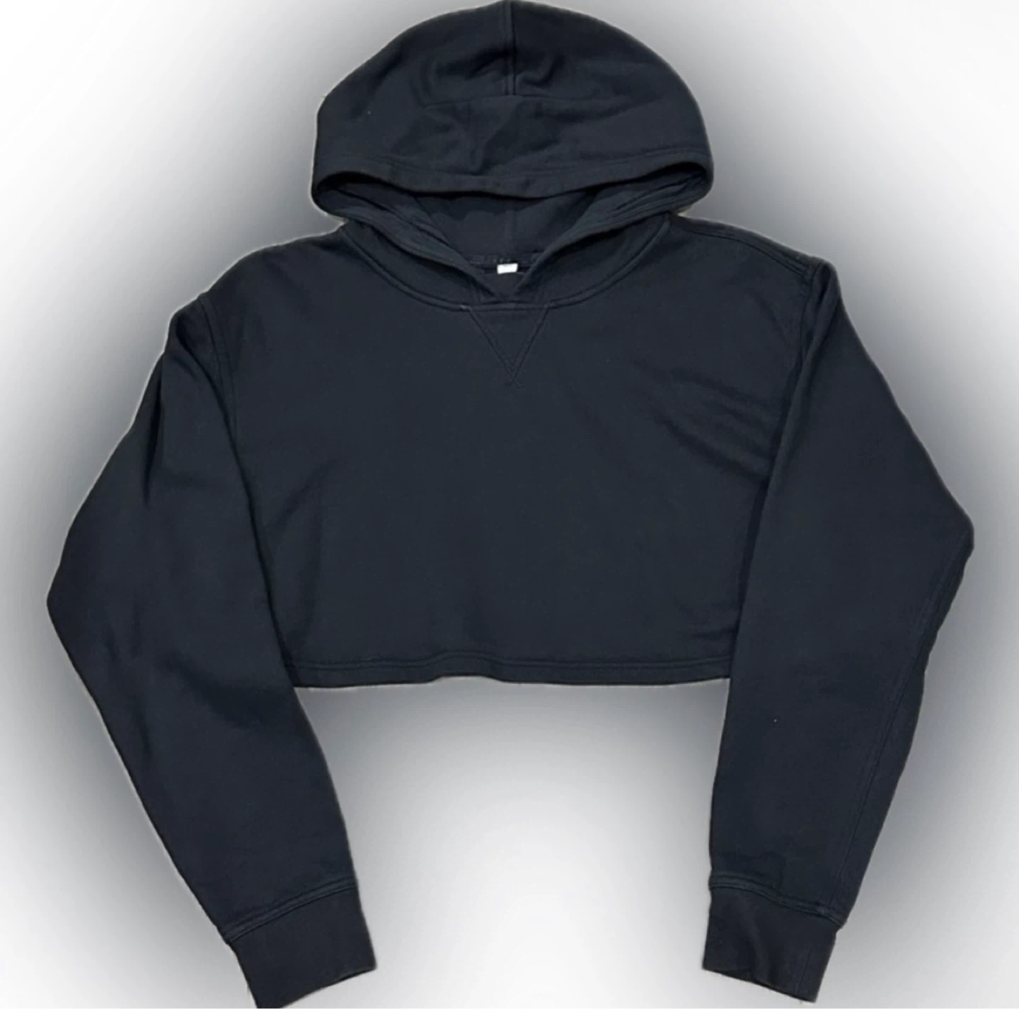 Lululemon All Yours Cropped Hoodie Sz. 8 | Black - photo 5