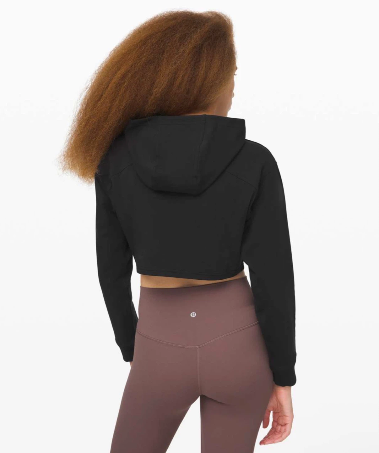 Lululemon All Yours Cropped Hoodie Sz. 8 | Black - photo 3
