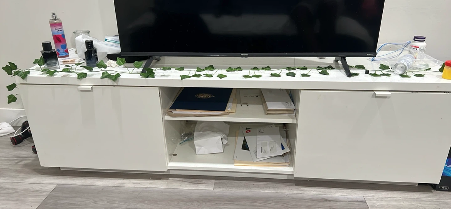 White Entertainment Unit