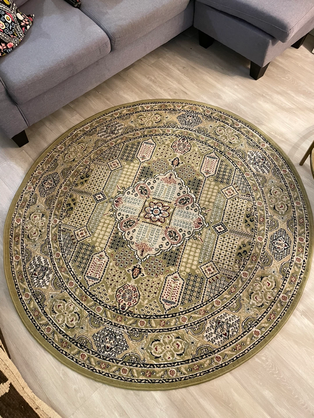 Turkey Green Round Rug - 5 Ft - photo 3