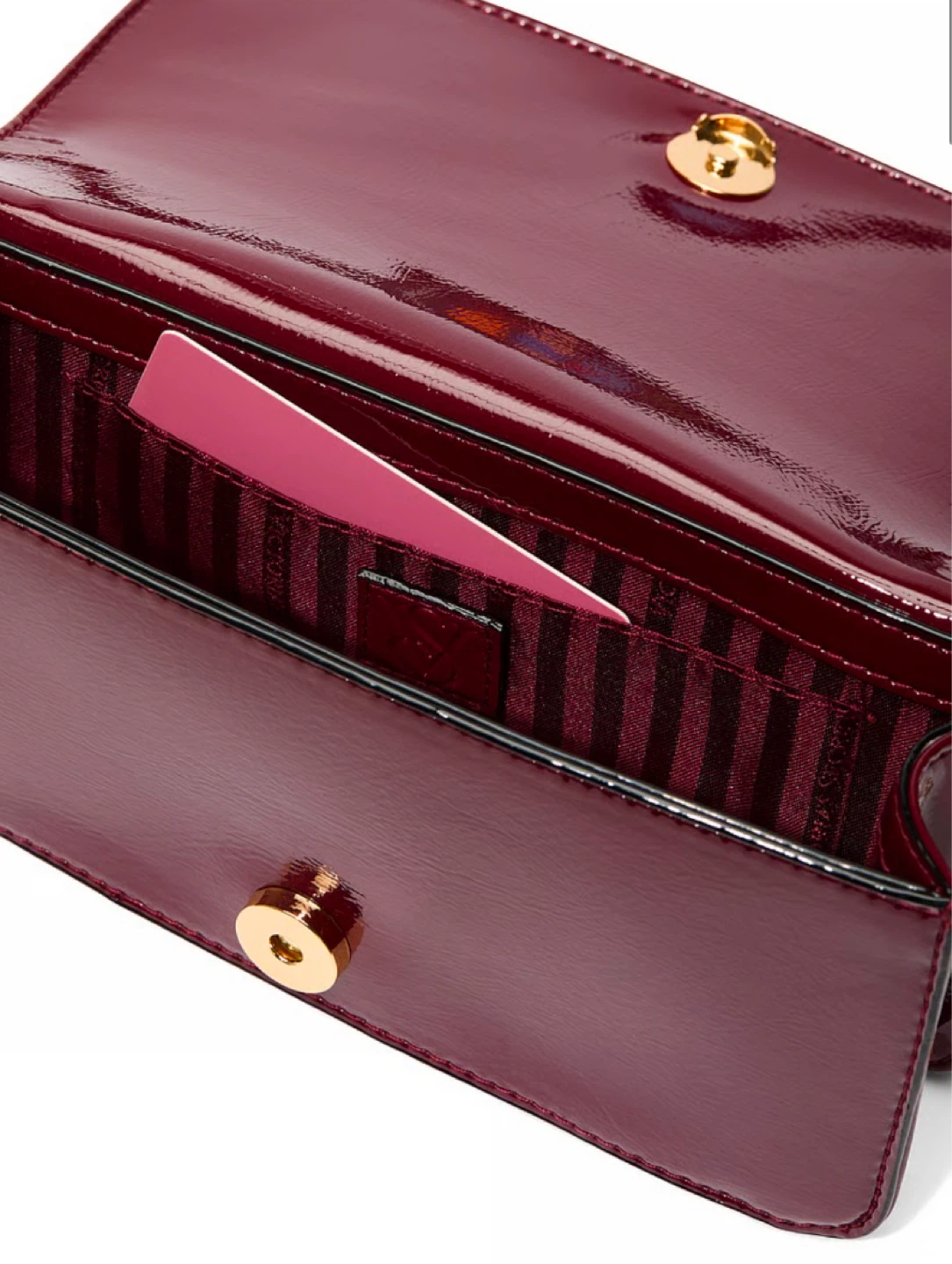 Victoria's Secret Patent Leather Crossbody Purse - photo 3