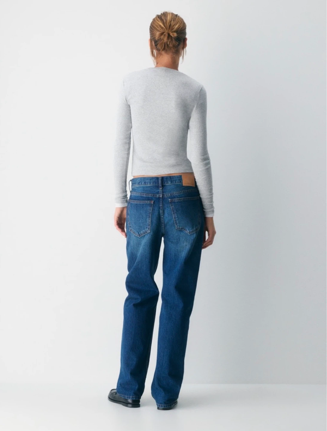 Aritzia HomeStretch™ Rib Solo Longsleeve | Heather Chrome - photo 4