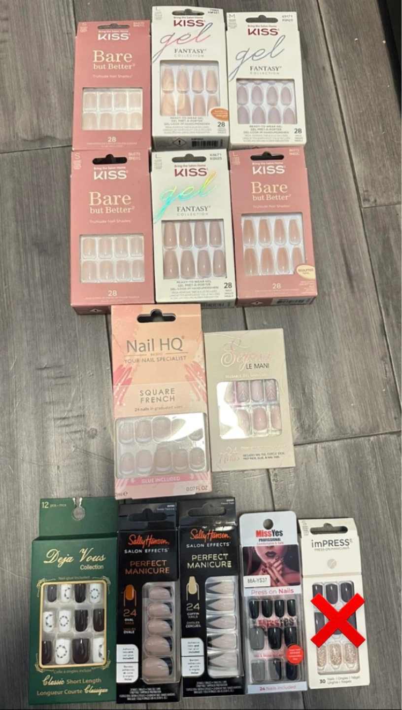 KISS and Sally Hansen False Nails Collection