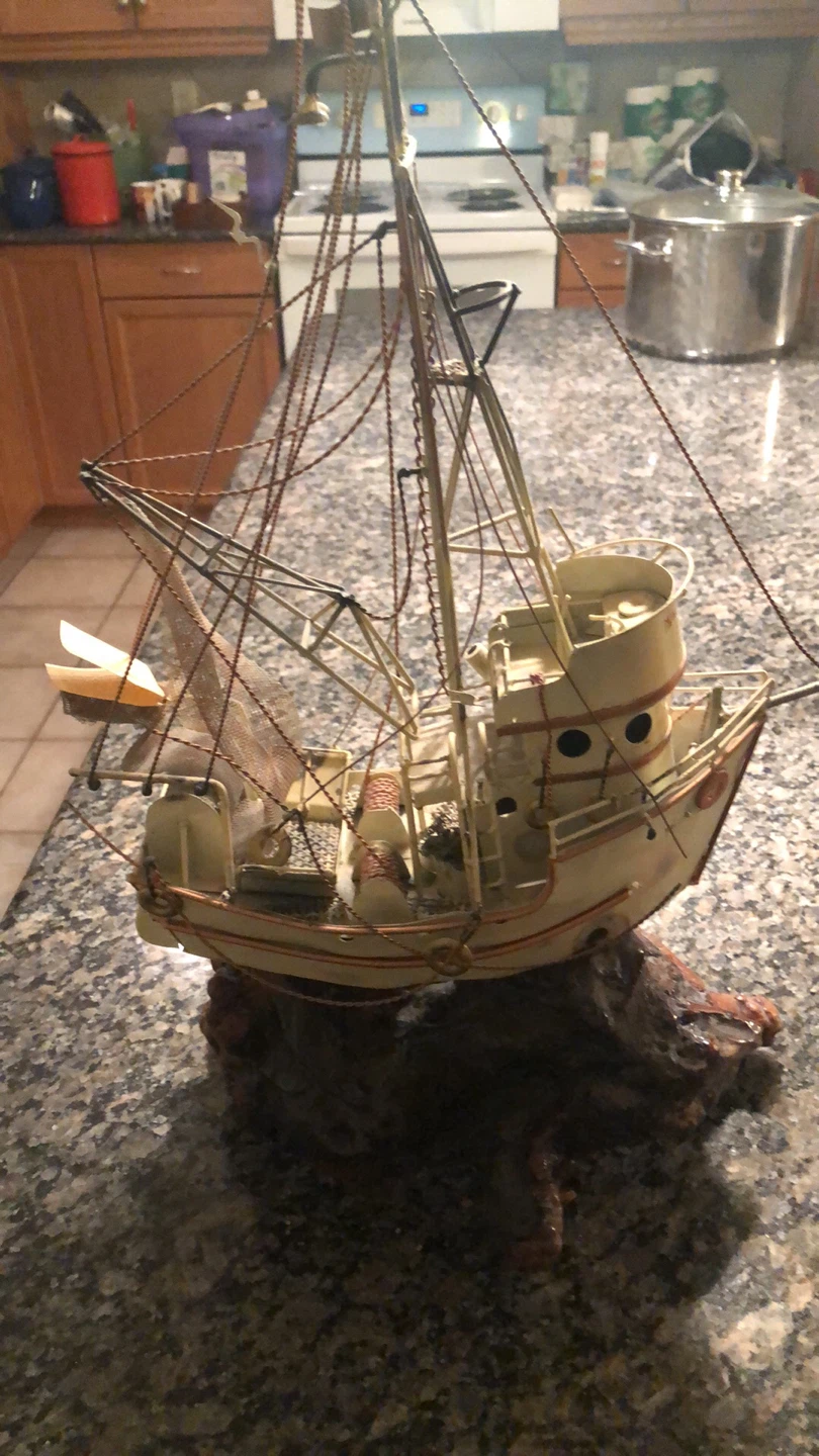 Cannery Row Metal Arts Fishing Boat Model